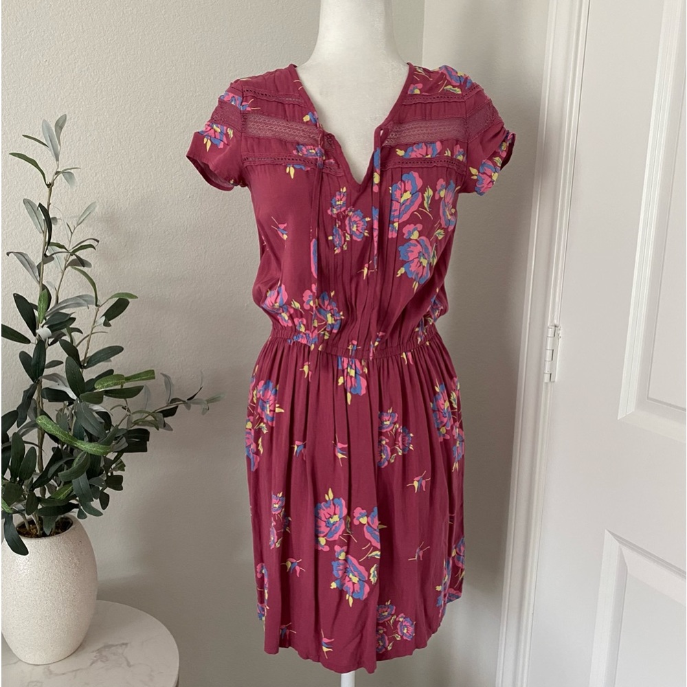 Matilda Jane short sleeve floral dress XS